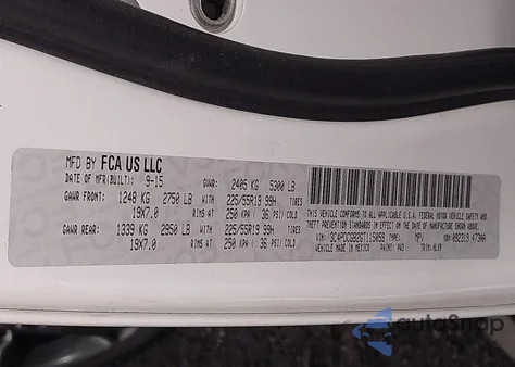 2016 Dodge Journey Crossroad Plus z USA, uszkodzony, nr VIN 3C4PDCGB2GT115059